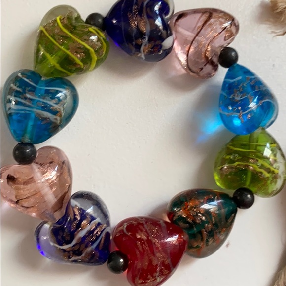 BEAUTIFUL ❤️🌼🌸🌺BOHO HEART BRACELET 🦋 - Picture 3 of 3